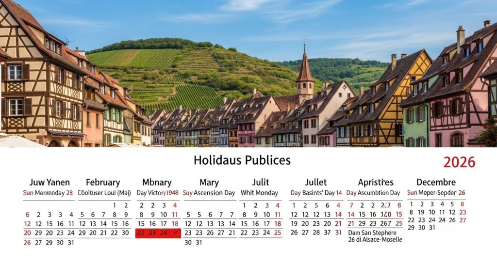 Jours Fériés en Alsace