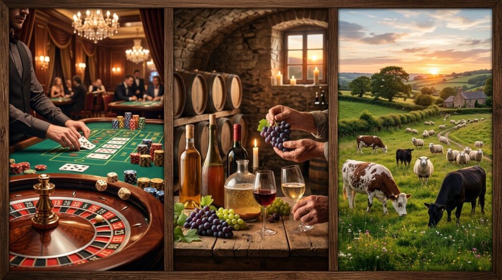 Casino, vin naturel et élevage bio: maîtriser l’aléa                                                                                              